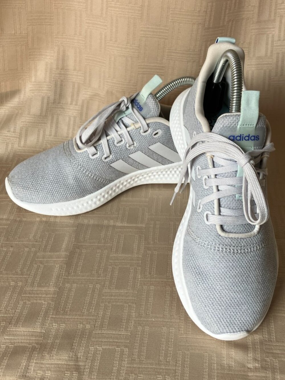 ADIDAS Cloudfoam Comfort Gray Running Sneakers Shoes Lace Up Women's Size 6.5